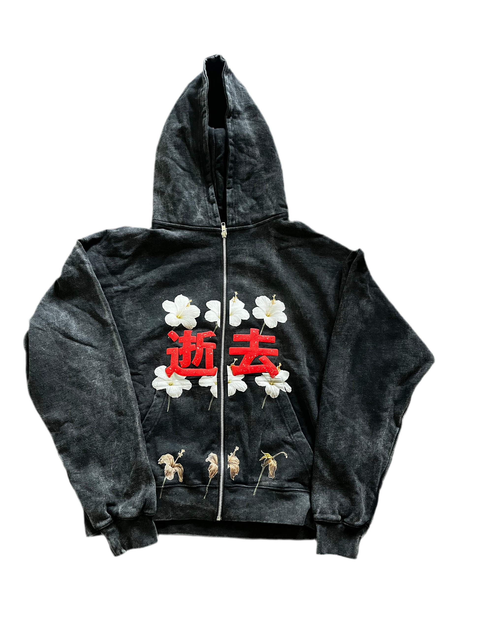“Dead Flower“ Zip-Up Jacket